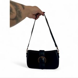 Y2K Black Buckle Bag